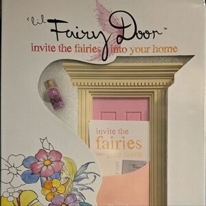 Pink Fairy Door with Accessories